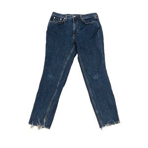 Rag & Bone dark stone high waist ankle skinny jeans size 27